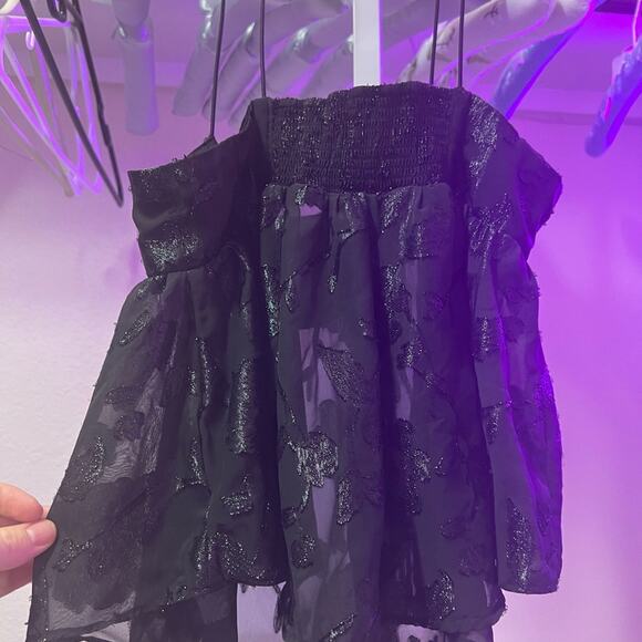 Urban Outfitters Black Camisole with Silver Accents - Picture 6 of 9